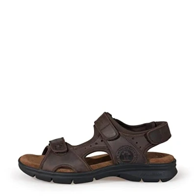 Afbeelding van Panama Jack Salton Basic Outdoorsandalen, Heren, Maat: 45, Brown Leer