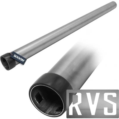 Afbeelding van Fevik zuigbuis RVS met ring, 32 mm toebehoren voor stofzuigers
