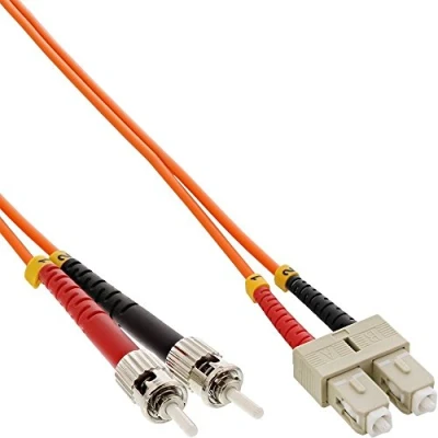 Afbeelding van InLine Glasvezel duplex kabel (S/UTP, CAT6, 2 m), Netwerkkabel