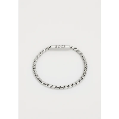 Afbeelding van BOSS Doran Armband silvercoloured, Heren, Maat: One Size, Silver coloured