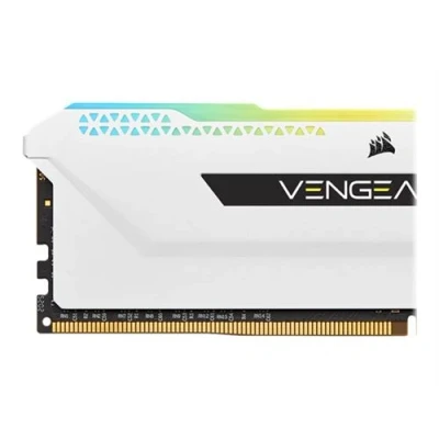 Image de CORSAIR Vengeance RGB PRO SL DDR4 kit 32 Go: 2 x 16 Go DIMM 288 broches 3200 MHz / PC4 25600 CL16 1.35 V mémoire sans tampon non ECC blanc