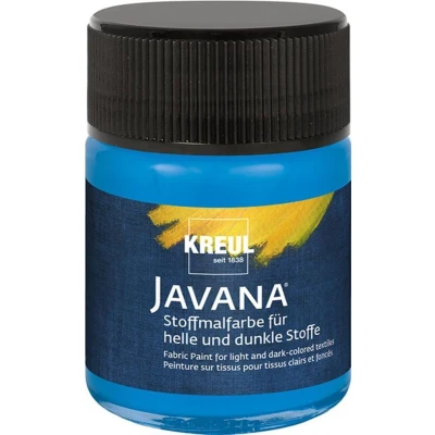 Afbeelding van Javana blauwe textielverf 50ml Voor licht en donker gekleurd textiel