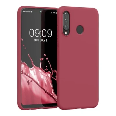 Afbeelding van kwmobile telefoonhoesje geschikt voor Huawei P30 Lite Hoesje smartphone Back cover in donkerroze