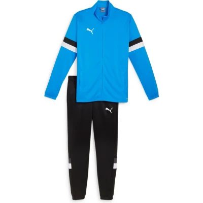 Afbeelding van Puma Teamrise Tracksuit Trainingspak, Heren, Maat: XL, Ignite blue/black
