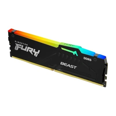Afbeelding van Kingston 32GB DDR5 6400MT/S CL32 DIMM (1 x 32GB, 6400 MHz, RAM, 288 pin), Zwart