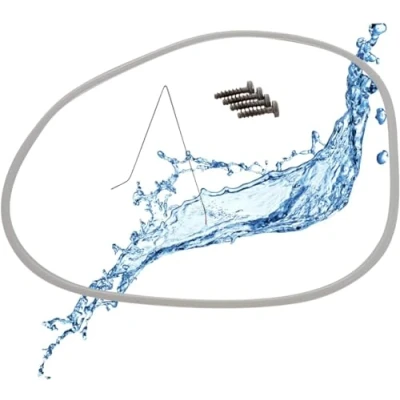Afbeelding van Lichtblau Reparatieset voor de afdichting van vaatwasserpomp Ø 182 mm, afdichtring vaatwasser, 1 afdichting, metaaldraad, 4 schroeven, geschikt 12005744 12005317