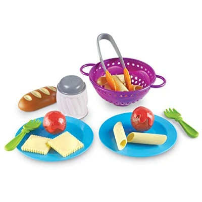 Image de Learning Resources Pâtes New Sprouts, jeu d’imitation, aliments en plastique, kit de 20 pièces, à partir 2 ans