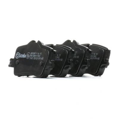 Afbeelding van BREMBO P 06 113 Remblokkenset Geschikt voor slijtage waarschuwingscontact Met remzadelschroef, anti kreukplaat toebehoren BMW: 3 Touring