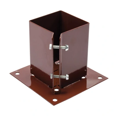 Afbeelding van Fixman Vast te bouten paalhouder 100 x mm