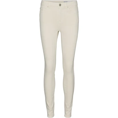 Afbeelding van VERO MODA VMFLASH MR SKINNY Jeans COLOR GA NOOS Dames Ecru