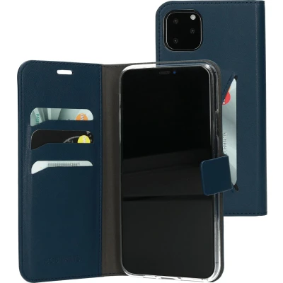 Afbeelding van Mobiparts Classic Wallet Case Apple iPhone 11 Pro Max Blue