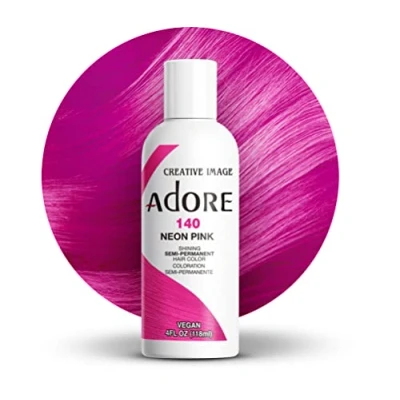 Image de Adore Coloration capillaire semi permanente brillante 140 Rose fluo