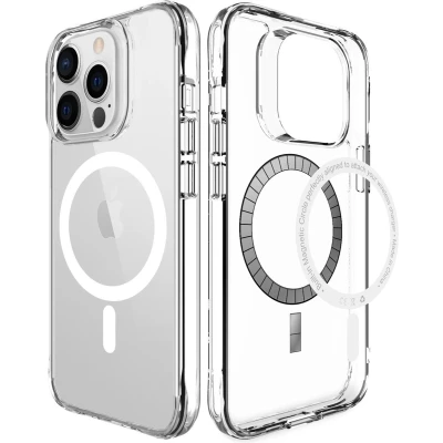Afbeelding van iMoshion Hoesje Geschikt voor iPhone 13 Pro Rugged Air MagSafe case Transparant