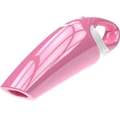 Afbeelding van MHGLOVES Handstofzuiger, draagbare USB stofzuiger, krachtig, 120 W, 4000 PA, oplaadbaar, draadloze ideaal voor thuis/kantoor, auto (roze), roze