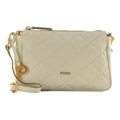 Afbeelding van PICARD Leren Schoudertas Broadway Crossbody Bag White Lily Crème