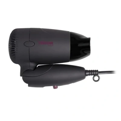 Afbeelding van Föhn Tristar HD 2359 Haardroger met inklapbaar handvat Inklapbare Reisföhn Deluxe Lichtgewicht, 2 warmtestanden en Oververhittingsbeveiliging Duo voltage, Geschikt voor thuis op reis 1200watt Zwart