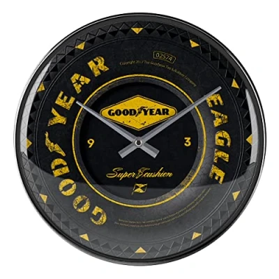 Afbeelding van Wandklok Goodyear Tires Eagle Wiel