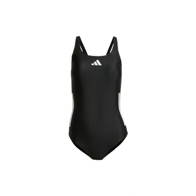 Afbeelding van adidas Performance Stripes Cback Badpak Black white, Dames, Maat: 30, white