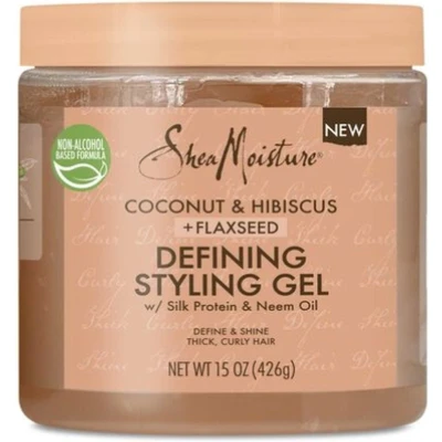 Afbeelding van Shea Moisture Coconut &amp; Hibiscus + Flaxseed Defining Styling Gel 426g