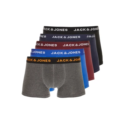 Afbeelding van Jack &amp; Jones Jacblack Friday Trunks 5 PACK Onderbroeken, Heren, Maat: XL, Black/navy blazer/port royal/dgm/surf the web