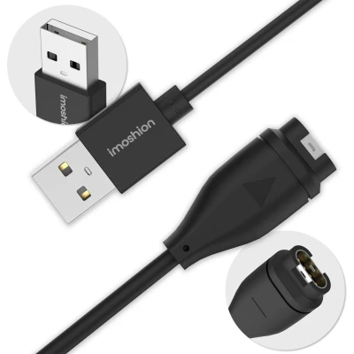 Afbeelding van iMoshion USB A oplaadkabel voor de Garmin Forerunner, Fenix, Instinct, EPIX, Venu, Vivomove, Vivosport &amp; Vivoactive 0,5 meter