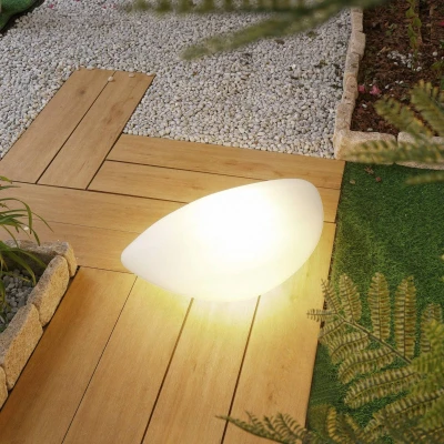 Afbeelding van Lindby Sfeerverlichting buiten 2lichts Plastic, metaal H: 18 cm E27 wit, zwart