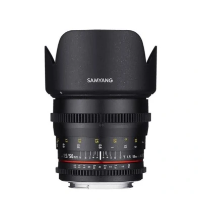 Image de Objectif hybride vidéo Samyang VDSLR 50mm T1.5 MK2 noir pour Sony FE