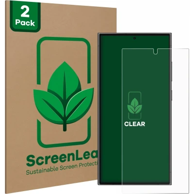 Afbeelding van ScreenLeaf Screenprotector voor Samsung Galaxy S24 Ultra Duurzame schermbescherming Folie Beschermfolie transparant (2 Stuks)