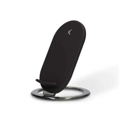 Afbeelding van Qi Draadloze Oplader voor Smartphones KSIX Zwart