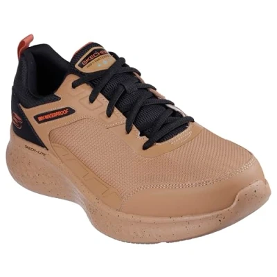 Afbeelding van Skechers Sport Sneakers laag Beige schwarz orange, Heren, Maat: 42, orange Leer