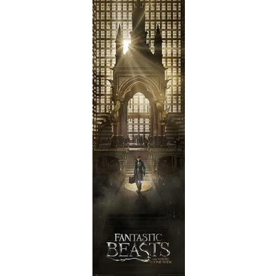 Afbeelding van Fantastic Beasts Newt Scamander Arrival Deurposter