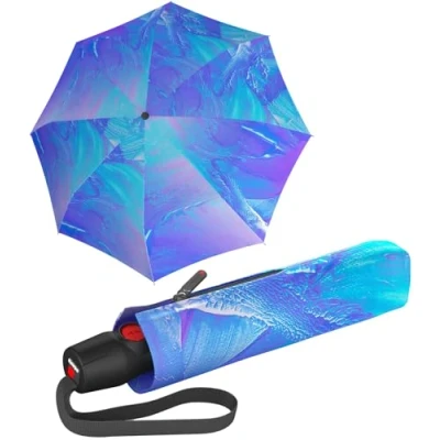 Afbeelding van Knirps T.200 Duomatic zakparaplu stabiel en stormbestendig shanghai, Art Ice, Automatische