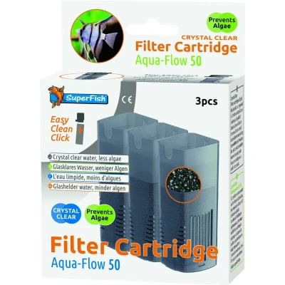 Afbeelding van Superfish Aquaflow 50 Filter Crystal Clear Cartridge Filtermateriaal