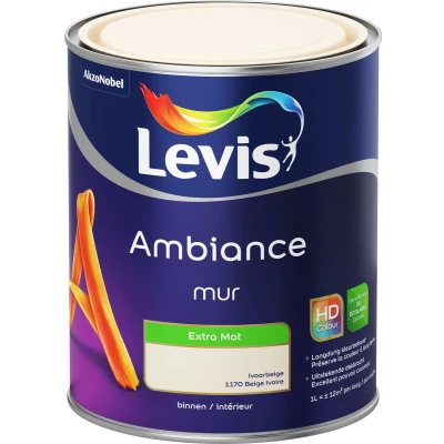 Afbeelding van Levis Ambiance muurverf extra mat 1l ivoorbeige