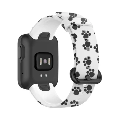Afbeelding van Siliconen band met print Dierenpootjes Xiaomi Mi Watch Lite / Redmi