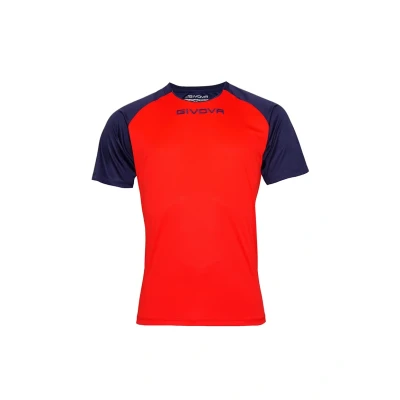 Afbeelding van Sports T shirt Givova Capo Red Navy Xl