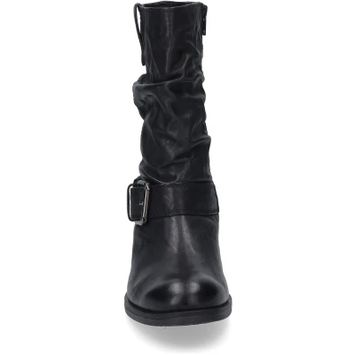 Afbeelding van Josef Seibel Cowboy/Bikerlaarsjes, Dames, Maat: 38, Schwarz Leer