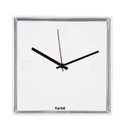 Afbeelding van Kartell Tic&amp;Tac Klok Wit Pot Interieur