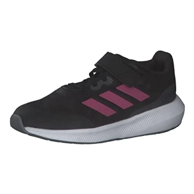 Afbeelding van adidas Performance Runfalcon 3.0 Unisex Hardloopschoenen neutraal voor kinderen, Maat: 36 2/3, Core black/pulse magenta/grey six