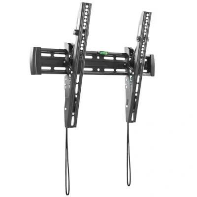 Afbeelding van RICOO tv muurbeugel kantelbaar plat Slim voor 30 55 inch, universele beugel N4544, televisiehouder muur, televisie inch + tot 50 kg met max. VESA 400x400 mm
