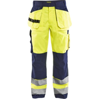 Afbeelding van Blaklader Werkbroek High Vis 1533 1860 Geel/Marineblauw D108