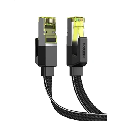 Afbeelding van UGREEN Cat7 Ethernet Kabel 10Gbps 600MHz Gevlochten RJ45 (8M)