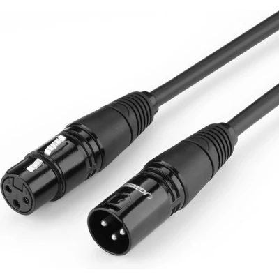 Afbeelding van Ugreen verlengkabel audiokabel microfoonkabel voor XLR (vrouwelijk) (mannelijk) microfoon 2 m (AV130)
