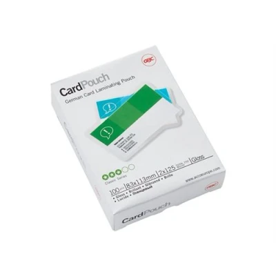 Image de GBC Pochettes à plastifier CardPouch, 83 x 113 mm, 250 mic, pqt 100