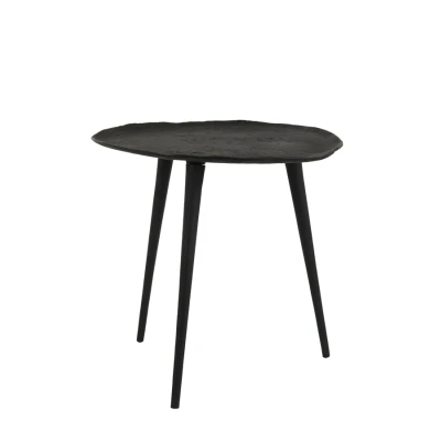 Afbeelding van Light &amp; Living Bijzettafel ASARPAI Ø46x44cm Zwart