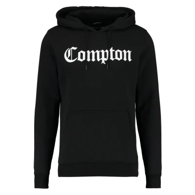 Afbeelding van Mister Tee Compton Hoodie, Heren, Maat: Small, Black