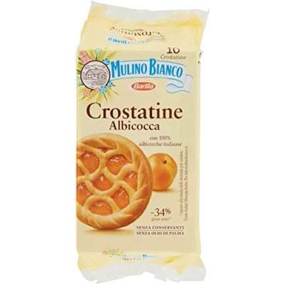 Afbeelding van Mulino Bianco Crostatina Albicocca abrikoos brioche cake, 60 stuks, 40 g