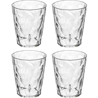 Afbeelding van Koziol Waterglazen onbreekbaar Superglas 250 ml 4 Stuks