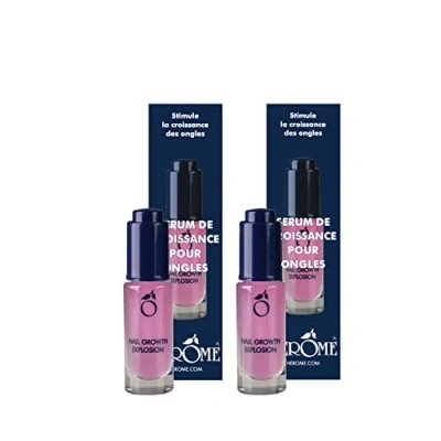 Afbeelding van Herome 2 Pack Nagelserum Groeiserum Nail Growth Explosion Rijk aan Silicum, Hydrateert de Nagels Stimuleert Gezonde Nagelgroei 2*7ml.