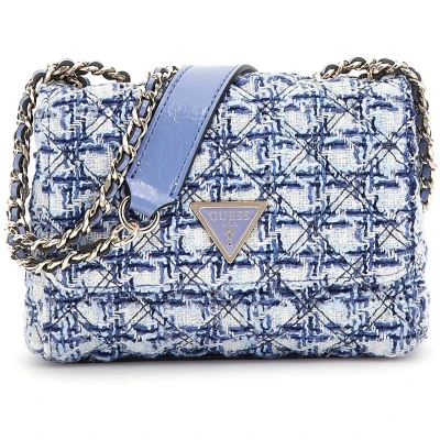 Afbeelding van Guess Giully MINI Schoudertas, Dames, Maat: One Size, Stormy blue